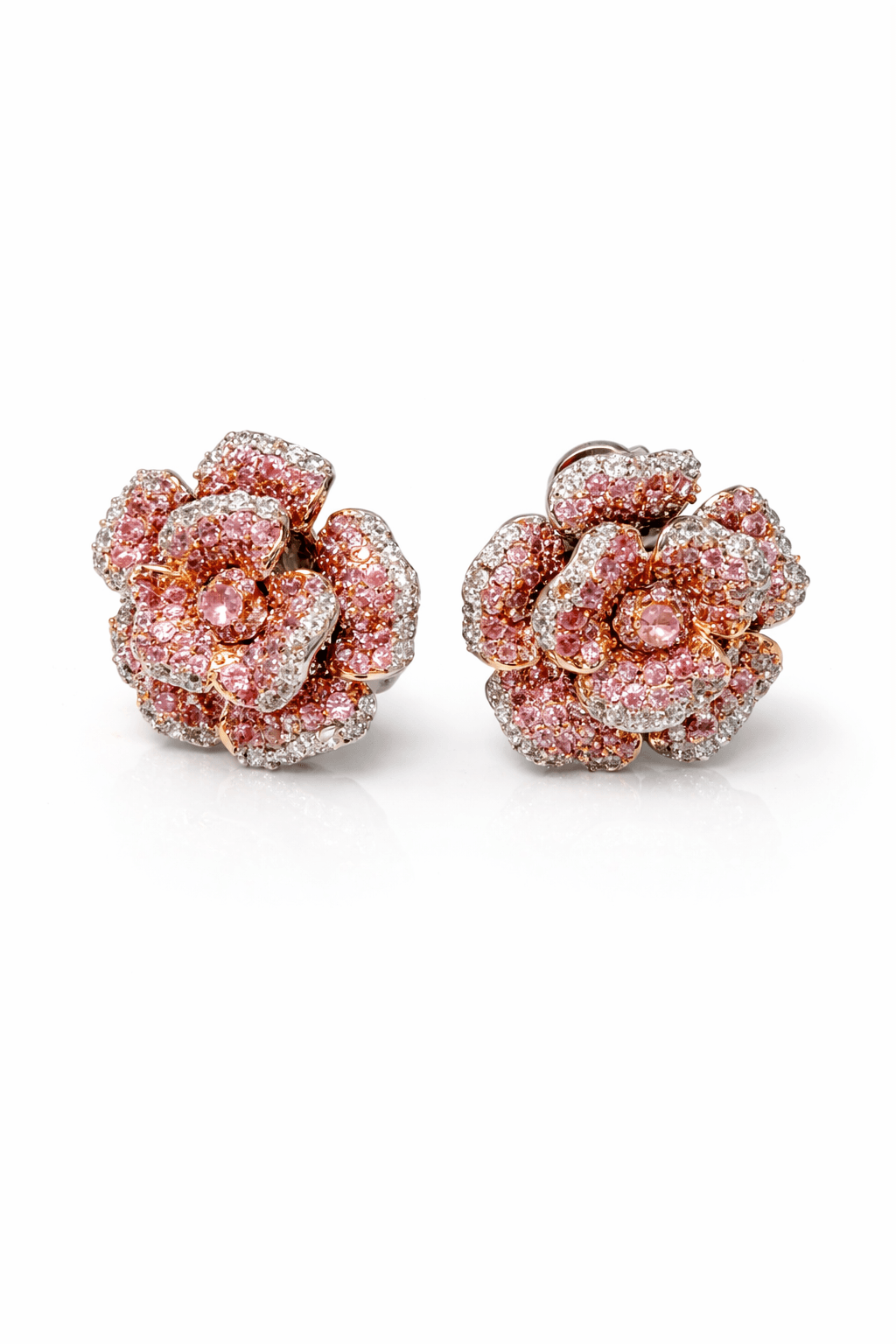 Silvpop Blush Rose Garden Stud Earrings - alternate view