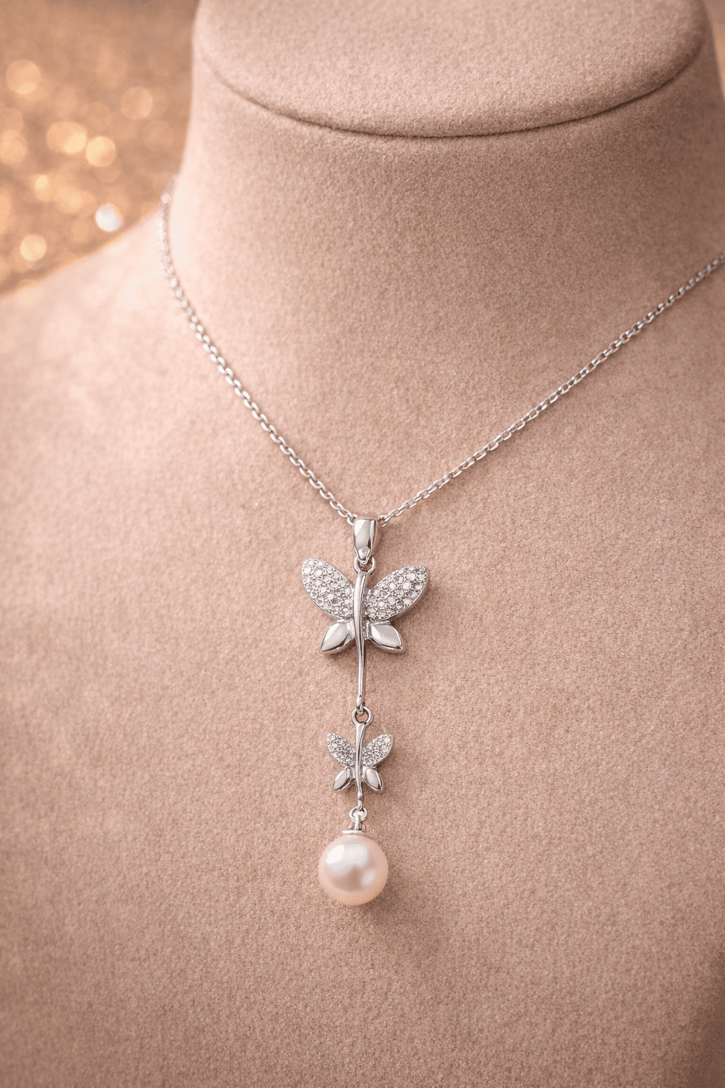 Pearl Butterfly Pendant