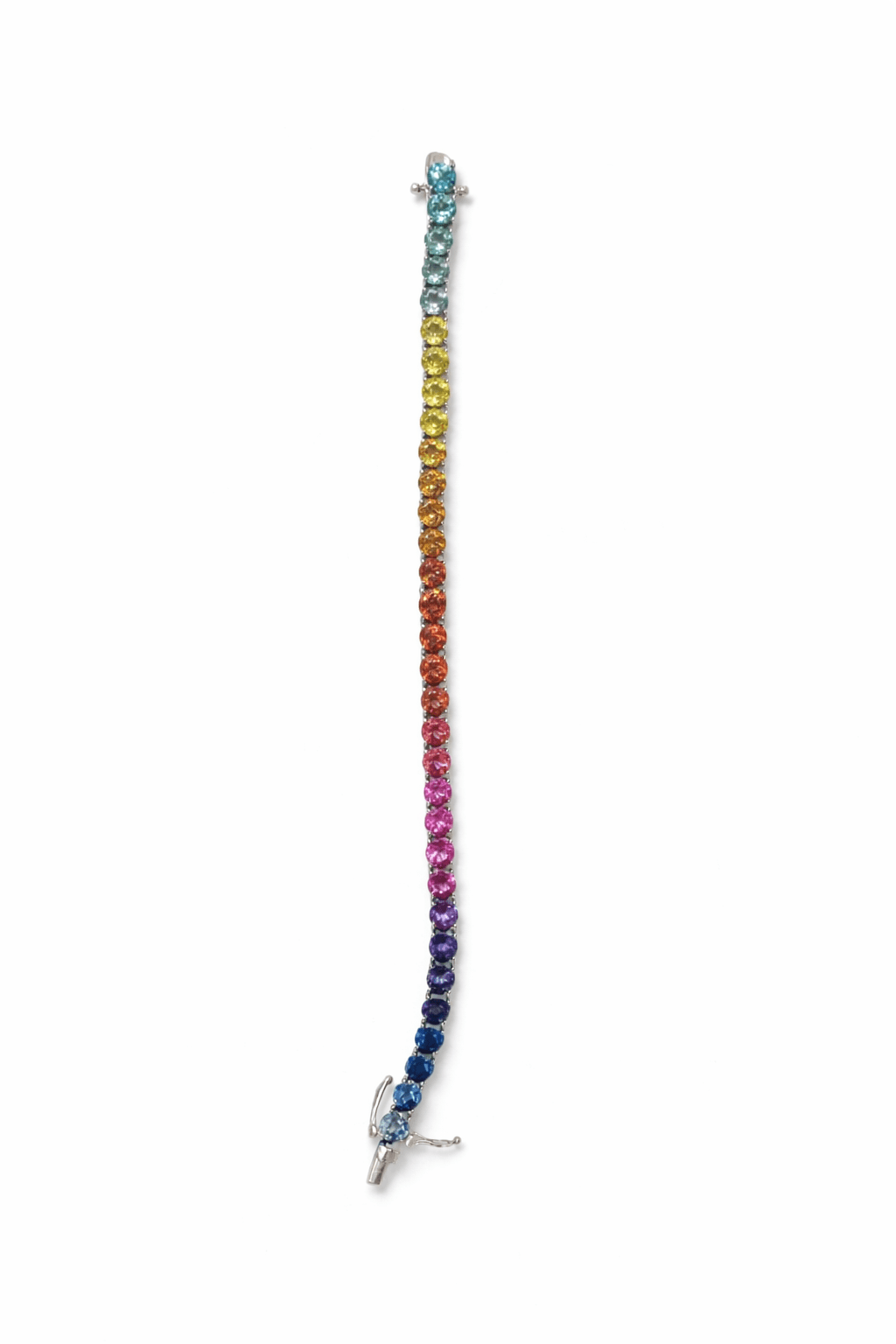 Silvpop Rainbow Crystal Tennis Bracelet - alternate view