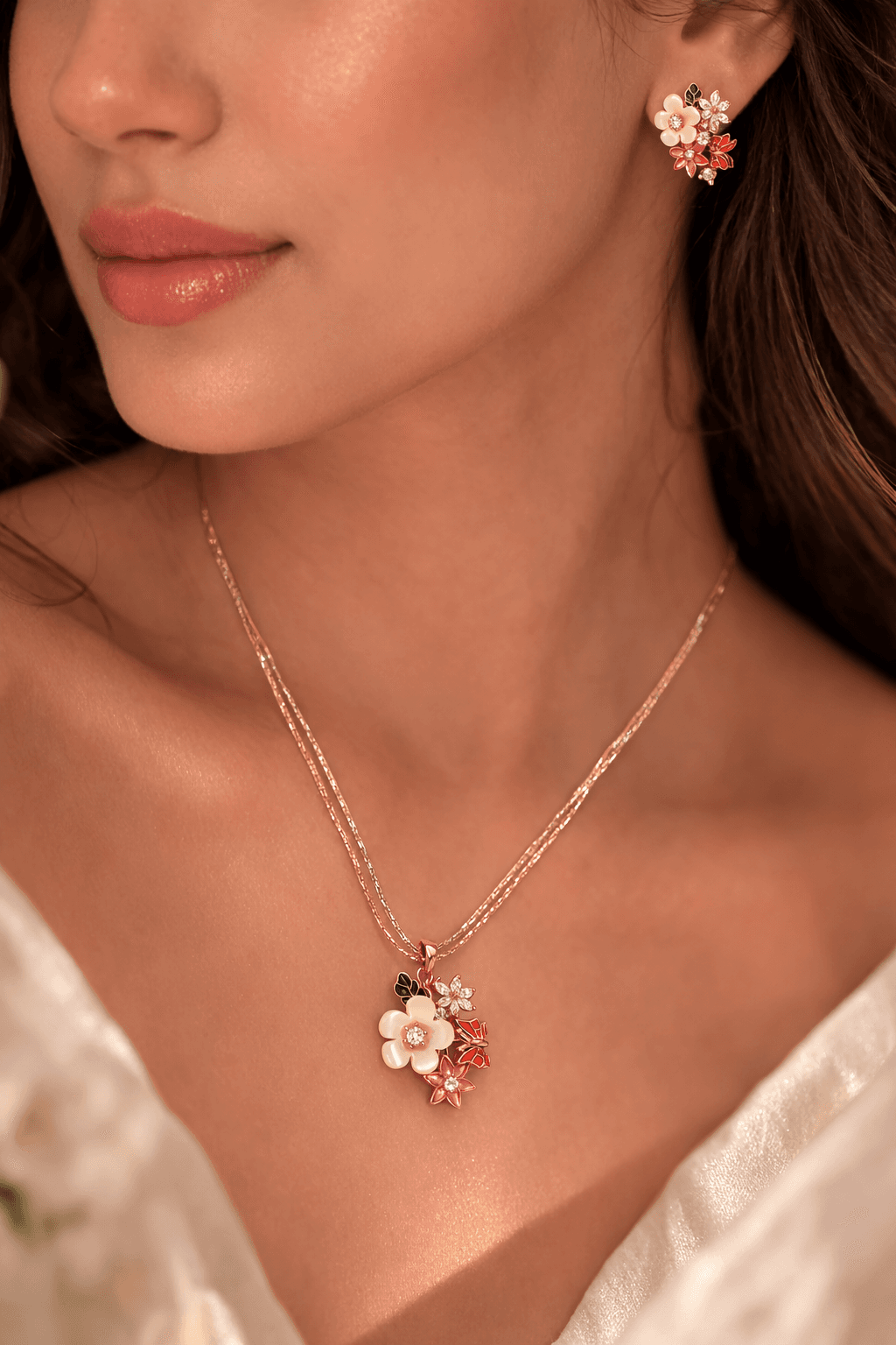 Spring Blossom Pendant Set