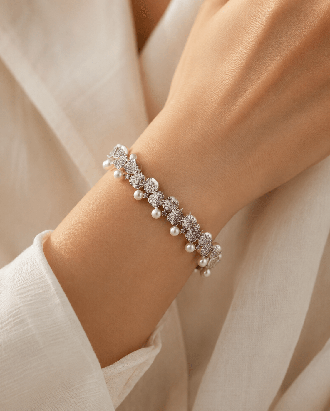 Mosaïque Pearl Cascade Bracelet