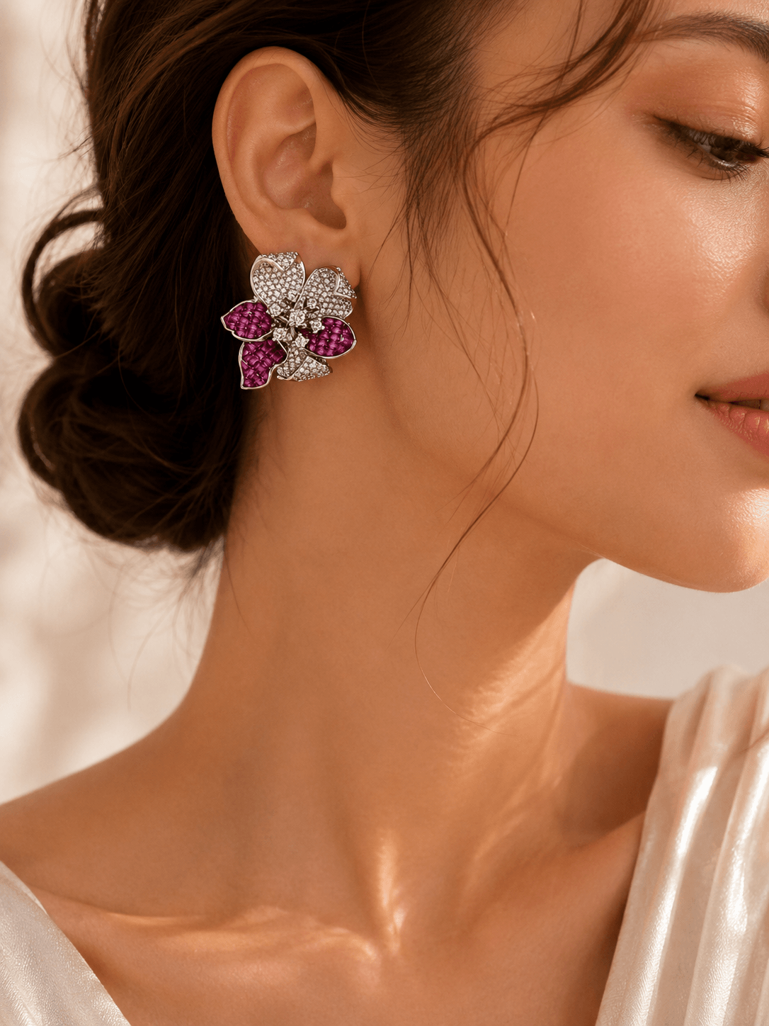 Mosaïque Midnight Bloom Studs